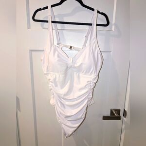 Shein Women's bathing suit, NWT, white, size 3XL (14-16)